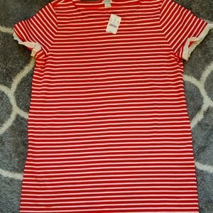 J. Crew Striped Jersey Dress